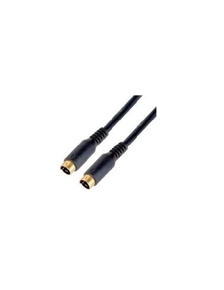 Nilox Video S-VHS 2m M M Min Din Cavo S-video S-Video (4-pin) Nero