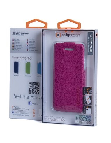 Celly CRISIIP504 custodia per cellulare Custodia flip a libro Rosso