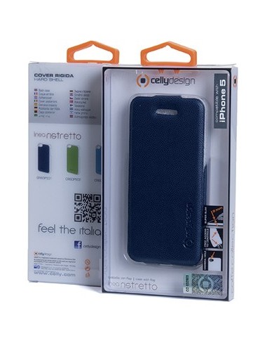Celly CRISIIP501 custodia per cellulare Custodia flip a libro Blu