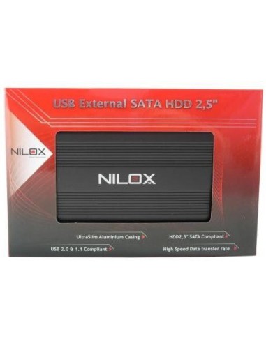 Nilox DH7311ER disco rigido esterno 1 TB 5400 Giri min 2.5" USB 2.0 Nero