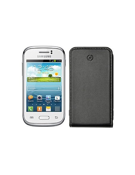 Celly FACE305 custodia per cellulare Custodia flip a libro Nero