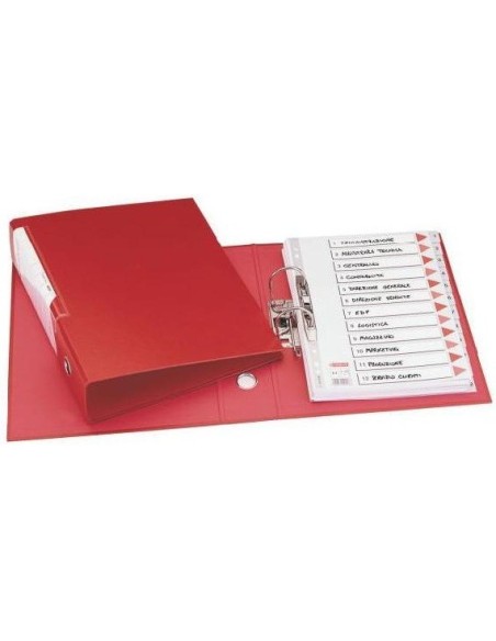 Esselte 390792160 raccoglitore ad anelli Rosso