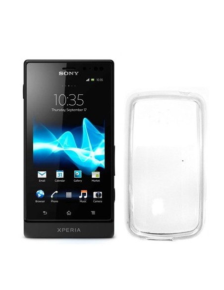 Celly GELSKIN243 custodia per cellulare Custodia a libro Trasparente
