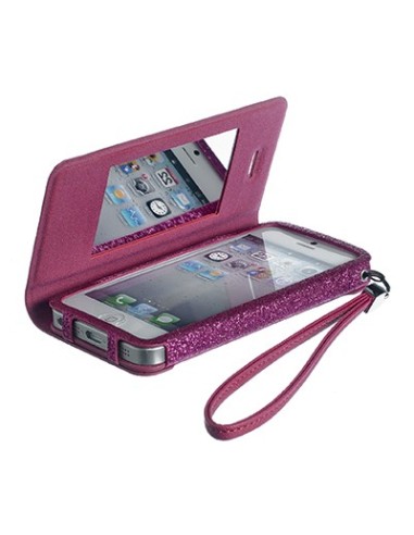 Celly GLAGEIP501 custodia per cellulare Custodia a libro Rosa