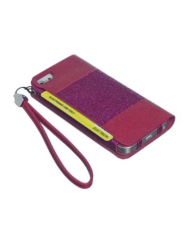 Celly GLAGEIP501 custodia per cellulare Custodia a libro Rosa