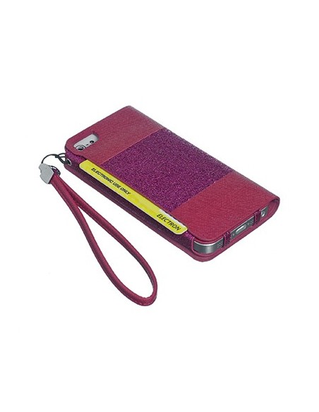 Celly GLAGEIP501 custodia per cellulare Custodia a libro Rosa