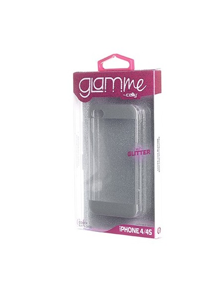 Celly GLCOV2IP403 custodia per cellulare Cover Argento