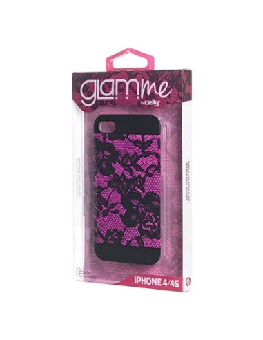 Celly GLCOVPIP401 custodia per cellulare Cover Nero, Rosa