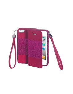 Celly GLAMme custodia per cellulare 8,89 cm (3.5") Custodia a libro Rosa