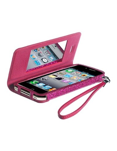 Celly GLAMme custodia per cellulare 8,89 cm (3.5") Custodia a libro Rosa