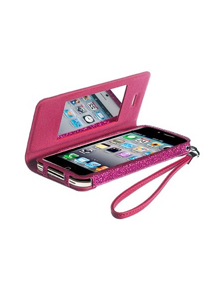 Celly GLAMme custodia per cellulare 8,89 cm (3.5") Custodia a libro Rosa