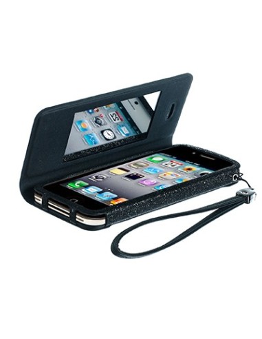 Celly GLAGEIP402 custodia per cellulare Custodia a libro Nero