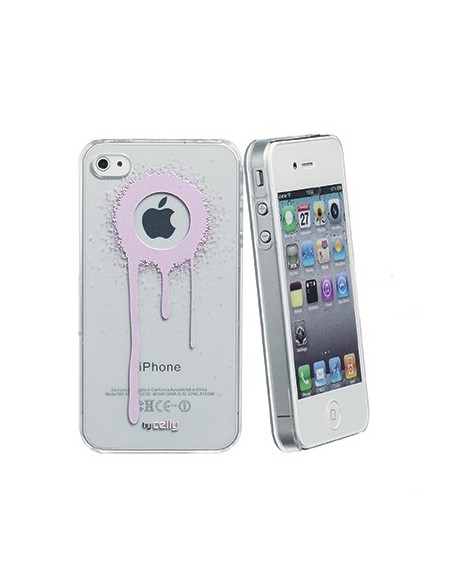 Celly GRDIP403 custodia per cellulare Cover Rosa, Trasparente