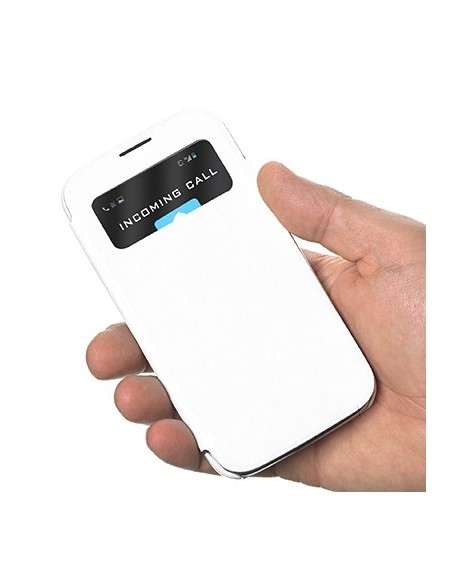 Celly FLFS403 custodia per cellulare Custodia a libro Bianco