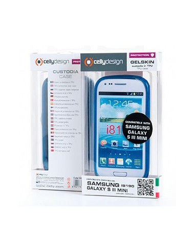 Celly GELSKIN280LB custodia per cellulare Cover Blu