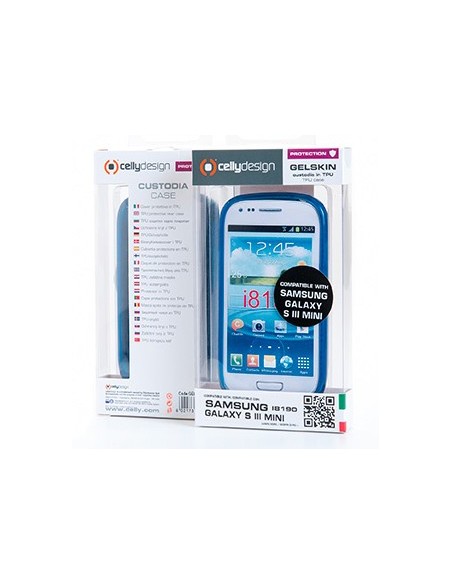 Celly GELSKIN280LB custodia per cellulare Cover Blu