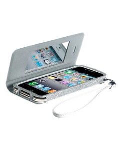 Celly GLAGEIP403 custodia per cellulare Custodia a libro Bianco 2