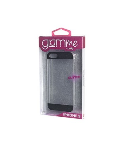 Celly GLAMme custodia per cellulare 10,2 cm (4") Cover Nero, Trasparente
