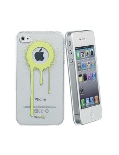 Celly GRDIP405 custodia per cellulare Cover Trasparente, Giallo