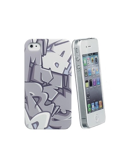 Celly GRLIP401 custodia per cellulare Cover Grigio, Bianco