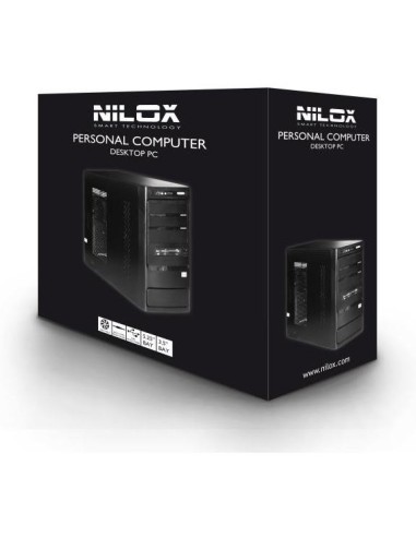 Nilox NLX- -AMD PC AMD A4 A4-4000 4 GB DDR3-SDRAM 500 GB HDD Midi Tower Nero
