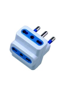 Nilox ADATTATORE 16A 3 BIPASSO BIANCO CEI 23-16 VII