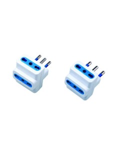 Nilox ADATTATORE 16A 3 BIPASSO BIANCO CEI 23-16 VII 2
