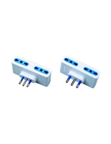 Nilox ADATTATORE 10A 4 BIPASSO BIANCO CEI 23-16 VII