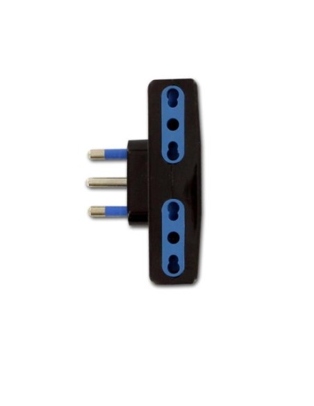 Nilox ADATTATORE 16A 4 BIPASSO NERO CEI 23-16 VII
