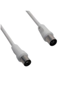 Nilox 07NXCA10MF201 cavo coassiale 10 m IEC 169-2 Bianco