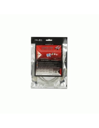 Nilox 07NXF801PR201 cavo firewire 1 m