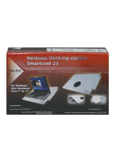 Nilox 10NXNONEDK001 replicatore di porte e docking station per laptop Bianco