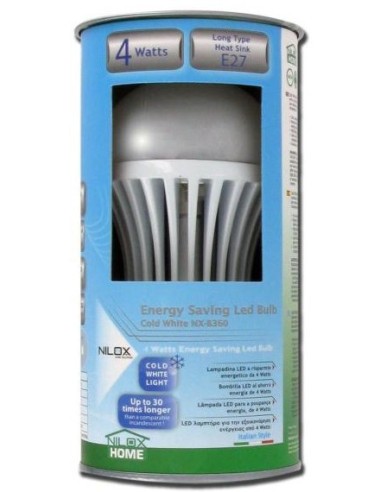 Nilox 4W LED lampada LED 5800 K E27