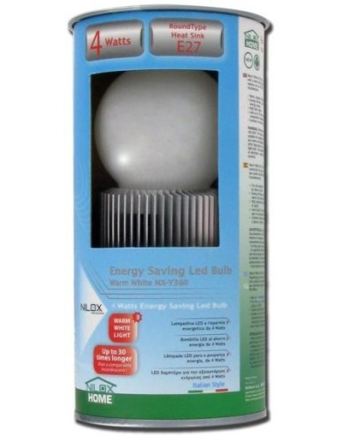 Nilox 4W LED lampada LED 5800 K E27