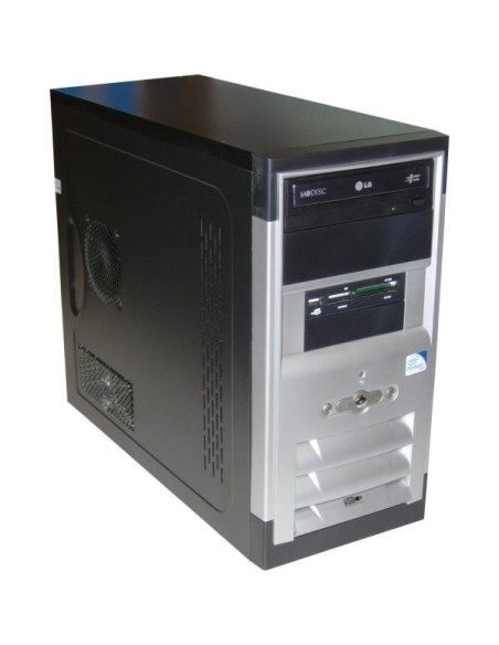 Nilox NLX-TK-DC PC Intel® Pentium® G G860 4 GB DDR3-SDRAM 500 GB HDD Mini Tower Nero, Argento