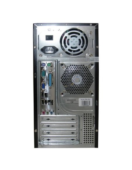 Nilox NLX-TK-DC PC Intel® Pentium® G G860 4 GB DDR3-SDRAM 500 GB HDD Mini Tower Nero, Argento