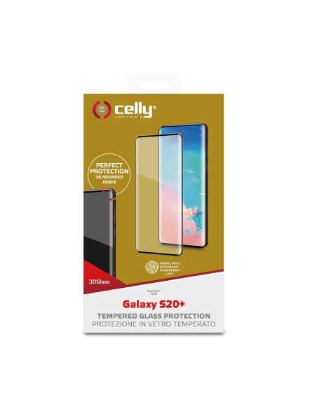 Celly 3DGLASS990BK protezione per lo schermo e il retro dei telefoni cellulari Pellicola proteggischermo trasparente Samsung 1