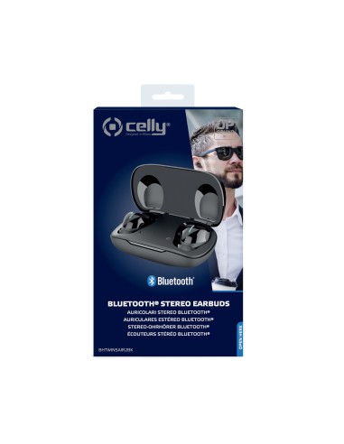 Celly Bh Twins Air 2 Auricolare True Wireless Stereo (TWS) In-ear Musica e Chiamate Bluetooth Nero