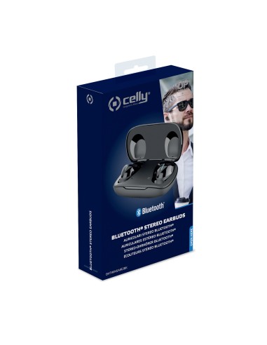 Celly Bh Twins Air 2 Auricolare True Wireless Stereo (TWS) In-ear Musica e Chiamate Bluetooth Nero