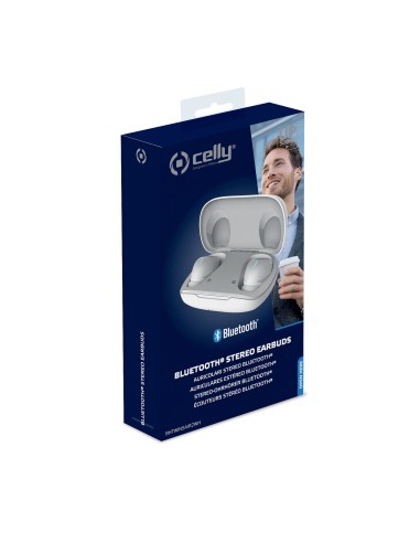 Celly Bh Twins Air 2 Auricolare True Wireless Stereo (TWS) In-ear Musica e Chiamate Bluetooth Bianco
