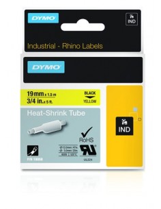 Dymo NASTRO DA 19MMX1.5M TERMO-RESTR D1 RHINOPRO 18058A 0071701180582 MATERIALE DI CONSUMO