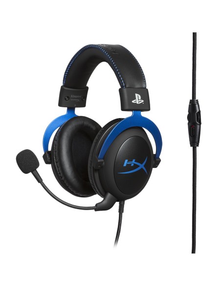 HyperX Cloud Auricolare Cablato A Padiglione Gaming Nero, Blu