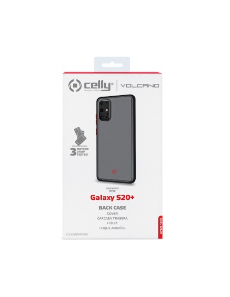 Celly VOLCANO custodia per cellulare 17 cm (6.7") Cover Grigio, Trasparente