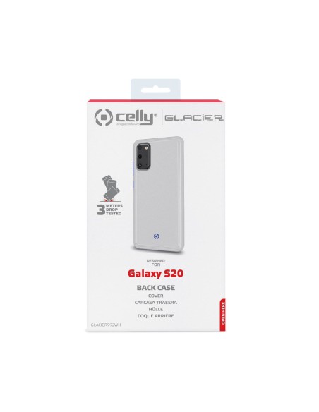 Celly GLACIER custodia per cellulare 15,8 cm (6.2") Cover Trasparente, Bianco Celly GLACIER custodia per cellulare 15,8 cm (6.2") Cover Trasparente, Bianco