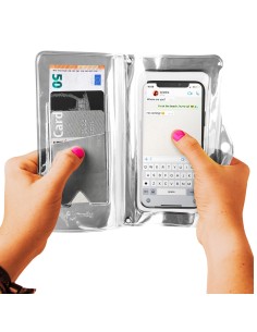 Celly SPLASHWALL20WH custodia per cellulare 16,5 cm (6.5") Custodia a borsellino Bianco