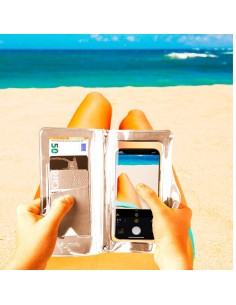 Celly SPLASHWALL20WH custodia per cellulare 16,5 cm (6.5") Custodia a borsellino Bianco 2