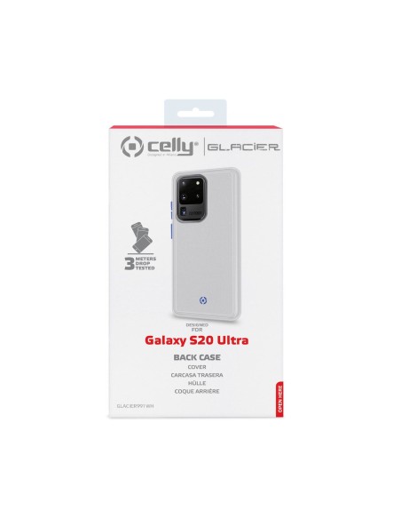 Celly GLACIER custodia per cellulare 17,5 cm (6.9") Cover Trasparente, Bianco Celly GLACIER custodia per cellulare 17,5 cm (6.9") Cover Trasparente, Bianco