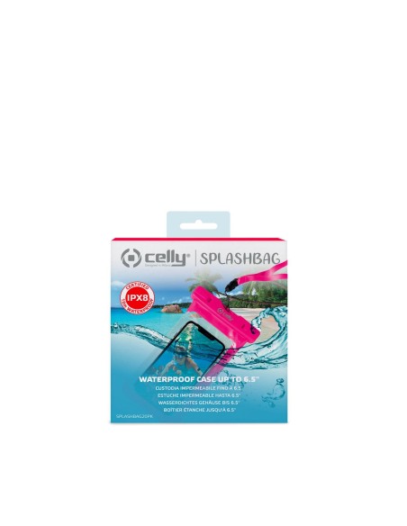 Celly SPLASHBAG20PK custodia per cellulare 16,5 cm (6.5") Cover Rosa