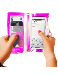 Celly SPLASHWALL20PK custodia per cellulare 16,5 cm (6.5") Custodia a borsellino Rosa