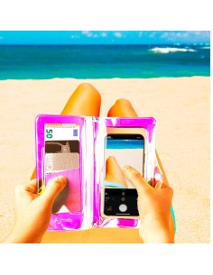 Celly SPLASHWALL20PK custodia per cellulare 16,5 cm (6.5") Custodia a borsellino Rosa 2